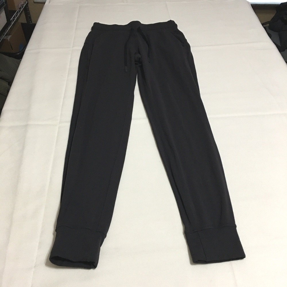 Lululemon Joggers Womens Size 4 Black Drawstring Cuffed